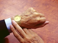 Retirement gold watch