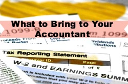 what to bring to your accountant