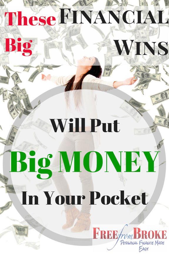 these big financial wins put money in your pocket