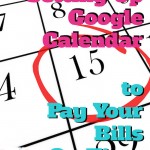 Set up Google Calendar for bill pay