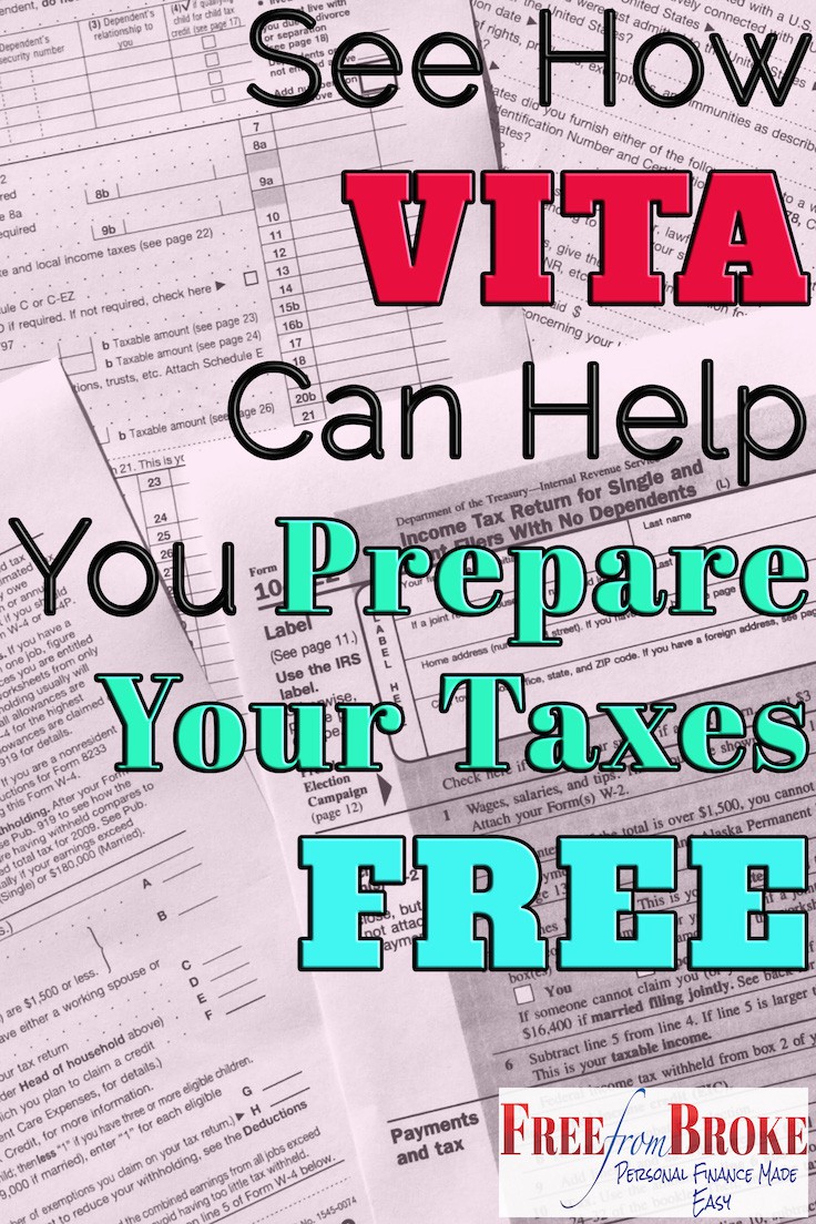 VITA can help you prepare your taxes for free.