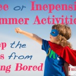 free inexpenive or free summer activities for kids