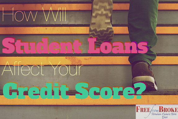 How will student loans affect your credit score?