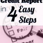 Fix your credit report in four easy steps.